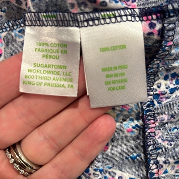 Lily Pulitzer NWOT tiered cotton dress size 8-10 - Picture 5 of 5